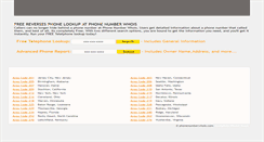 Desktop Screenshot of phonenumberwhois.com